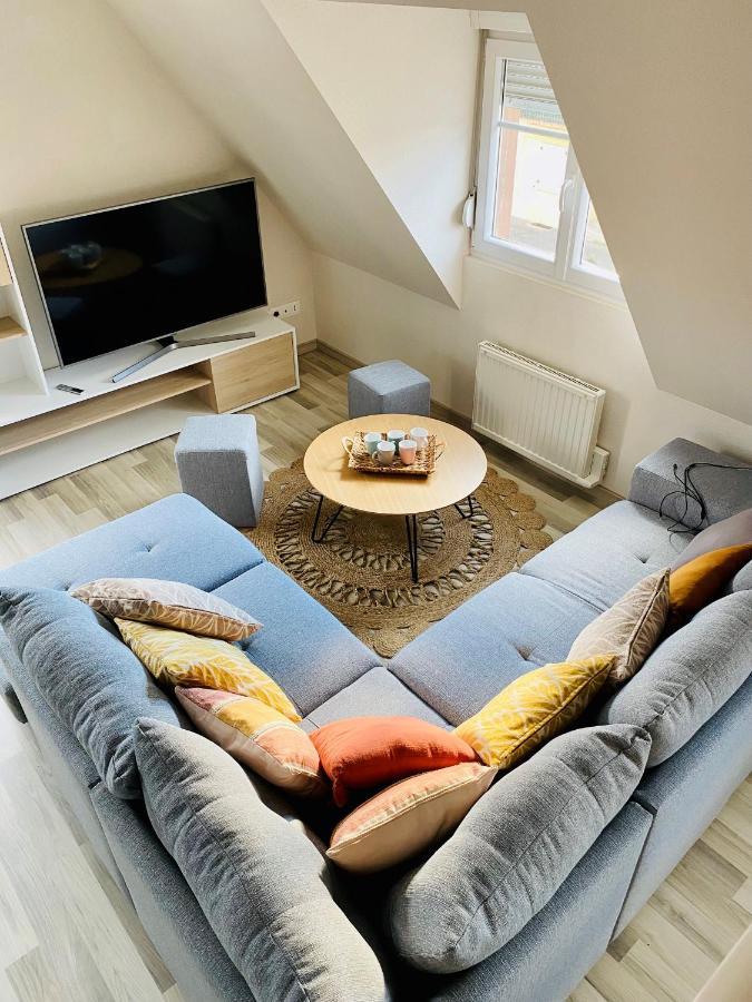 L'Envolee Alsacienne - Magnifique Appartement En Duplex Ostheim Ngoại thất bức ảnh